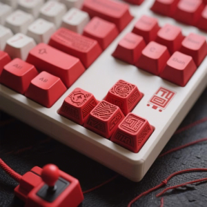 Retro Arcade Laser Carving Keycaps