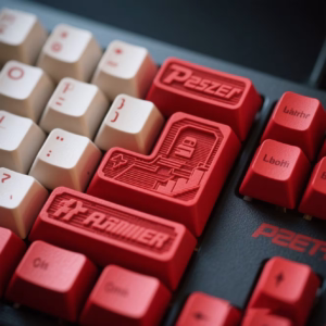 Retro Arcade Laser Carving Keycaps