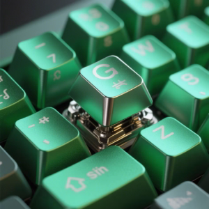 Durable Metal Keycaps for Typists