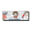 One Piece Luffy Keycaps, 74-Key OEM Side-Engraved Backlit PBT Sublimation for custom mechanical keyboard keycap sourcing main product image