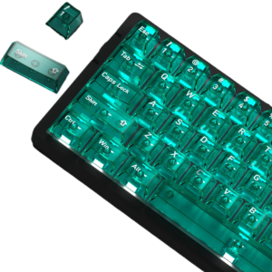 Korean Style Crystal Clear PC Keycaps for Mechanical Keyboard for custom mechanical keyboard keycap sourcing main product image