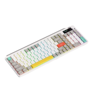 YK100 Low-Profile Mechanical Keyboard, Screen, Wireless/Wired, Dye-Sub PBT Keycaps for custom mechanical keyboard keycap sourcing main product image