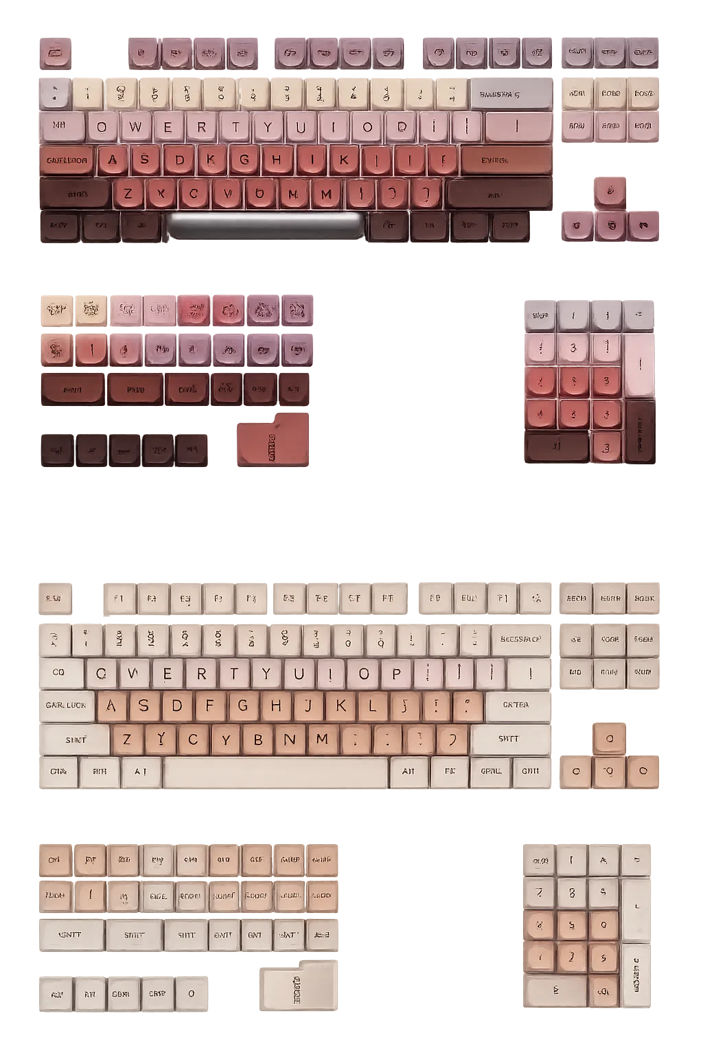 keycap set HOA Series Mechanical Keyboard Keycaps - Full Set, Boxed for custom mechanical keyboard keycap sourcing product gallery image 4